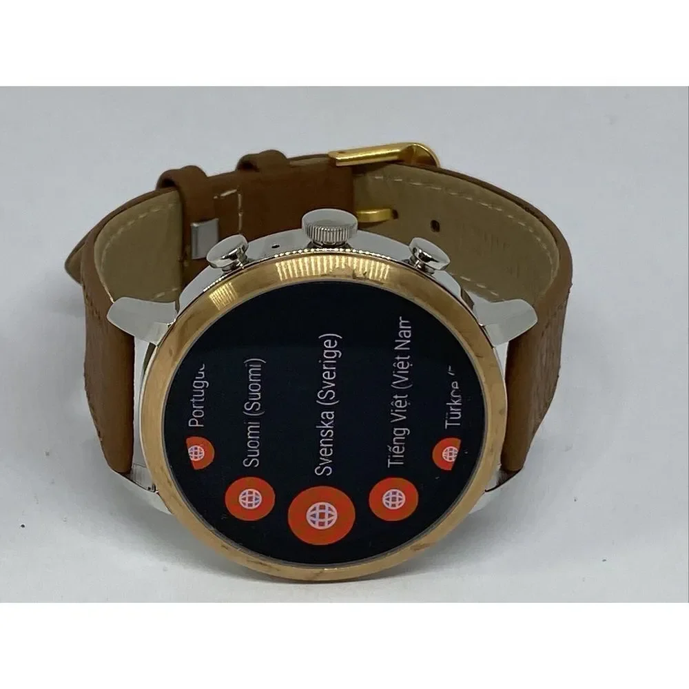 Fossil Gen 4 Authentic Digital Dial Smart Watch Custom Band FTW6016 CO149